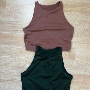 Athletic Tank tops with built in bra